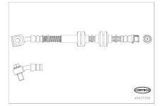 Brzdová hadice CORTECO 49433358