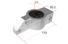 Uložení, řídicí mechanismus CORTECO 80005075