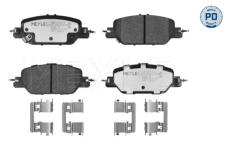 Sada brzdových destiček, kotoučová brzda MEYLE 025 228 5216/PD