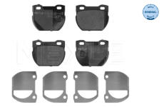 Sada brzdových destiček, kotoučová brzda MEYLE 025 234 7115