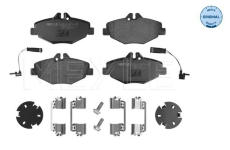 Sada brzdových platničiek kotúčovej brzdy MEYLE 025 237 4320/W
