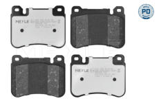 Sada brzdových platničiek kotúčovej brzdy MEYLE 025 239 4516/PD