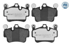 Sada brzdových platničiek kotúčovej brzdy MEYLE 025 240 4917/PD