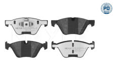 Sada brzdových destiček, kotoučová brzda MEYLE 025 240 9620/PD