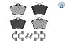 Sada brzdových platničiek kotúčovej brzdy MEYLE 025 241 3517/PD
