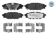 Sada brzdových platničiek kotúčovej brzdy MEYLE 025 242 7114/PD