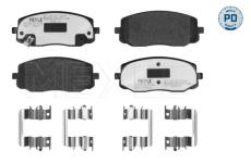 Sada brzdových platničiek kotúčovej brzdy MEYLE 025 242 7516/PD