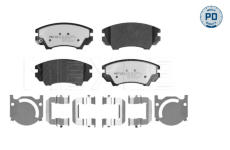 Sada brzdových platničiek kotúčovej brzdy MEYLE 025 244 1219/PD