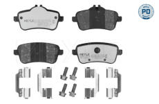 Sada brzdových platničiek kotúčovej brzdy MEYLE 025 252 1516/PD