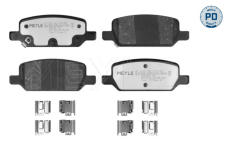 Sada brzdových platničiek kotúčovej brzdy MEYLE 025 262 7717/PD