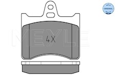 Sada brzdových destiček, kotoučová brzda Meyle 025 203 8915