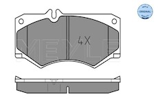Sada brzdových destiček, kotoučová brzda Meyle 025 207 8418
