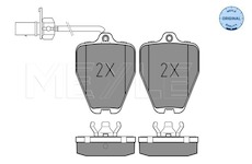 Sada brzdových destiček, kotoučová brzda Meyle 025 214 5218/W