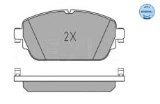 Sada brzdových destiček, kotoučová brzda Meyle 025 220 3219
