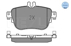 Sada brzdových destiček, kotoučová brzda Meyle 025 224 3716