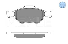 Sada brzdových destiček, kotoučová brzda Meyle 025 232 0217/W