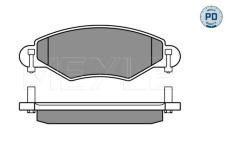 Sada brzdových destiček, kotoučová brzda MEYLE 025 233 4017/PD