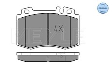 Sada brzdových destiček, kotoučová brzda Meyle 025 237 4517