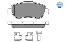 Sada brzdových destiček, kotoučová brzda Meyle 025 240 7217/W
