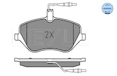 Sada brzdových destiček, kotoučová brzda Meyle 025 241 3317/W
