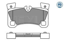 Sada brzdových destiček, kotoučová brzda MEYLE 025 242 9616/PD