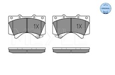 Sada brzdových destiček, kotoučová brzda Meyle 025 243 8618/W