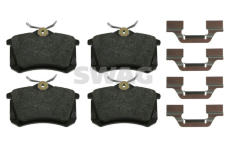 Sada brzdových destiček, kotoučová brzda SWAG 32 91 6406