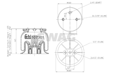 Mech, pneumaticke odpruzeni SWAG 33 10 2514