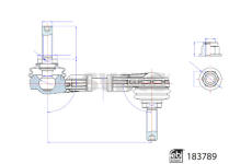 Tyc/vzpera, stabilisator SWAG 33 10 9217