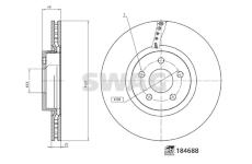 Brzdový kotouč SWAG 33 10 9508