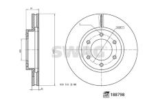 Brzdový kotouč SWAG 33 11 0892