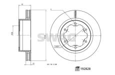 Brzdový kotouč SWAG 33 11 1005
