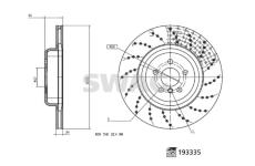 Brzdový kotouč SWAG 33 11 1189