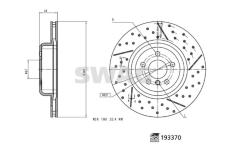 Brzdový kotouč SWAG 33 11 1213