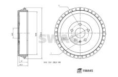 Brzdový buben SWAG 33 11 3020