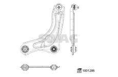 Řídicí páka, zavěšení kol SWAG 33 11 3920