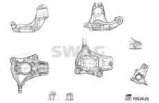 Čep nápravy, zavěšení kol SWAG 33 11 4286