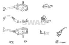 Cep napravy, zaveseni kol SWAG 33 11 4298