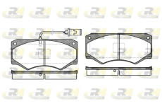 Sada brzdových destiček, kotoučová brzda ROADHOUSE 2047.52