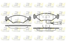 Sada brzdových platničiek kotúčovej brzdy ROADHOUSE 2119.32