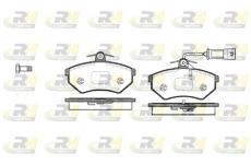 Sada brzdových destiček, kotoučová brzda ROADHOUSE 2134.42