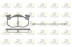 Sada brzdových platničiek kotúčovej brzdy ROADHOUSE 2144.32