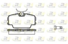 Sada brzdových destiček, kotoučová brzda ROADHOUSE 2145.00
