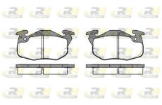 Sada brzdových platničiek kotúčovej brzdy ROADHOUSE 2192.10