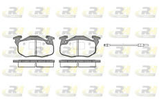 Sada brzdových platničiek kotúčovej brzdy ROADHOUSE 2192.96