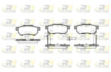 Sada brzdových platničiek kotúčovej brzdy ROADHOUSE 2233.52