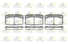 Sada brzdových destiček, kotoučová brzda ROADHOUSE 2298.02