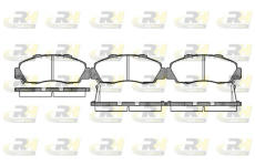 Sada brzdových platničiek kotúčovej brzdy ROADHOUSE 2351.02