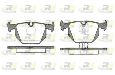 Sada brzdových platničiek kotúčovej brzdy ROADHOUSE 2381.00