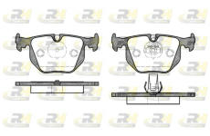 Sada brzdových platničiek kotúčovej brzdy ROADHOUSE 2381.20